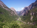 Typical glacial valley